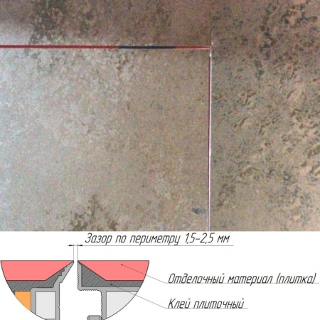 Техно под плитку 800*1900п