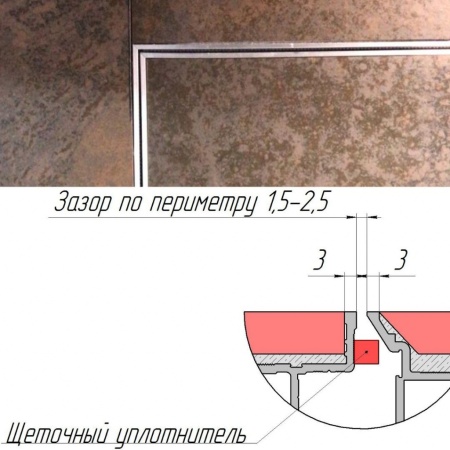 Техно под плитку 600*2100п