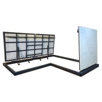 Люк напольный АМО Г-образный с поворотом двухдверный на заказ