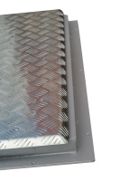 Квадратный уличный люк амо al 1000*1000 образец