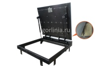 Люк напольный Стелс-КУ 700*1100п короб утепленная серия