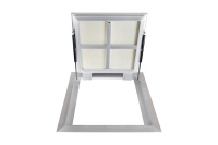 Люк в подвал Периметр 700х800п откидной алюминиевый